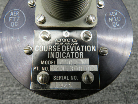 Aeronetics 5205300002 Aeronetics 2502-W Course Deviation Indicator