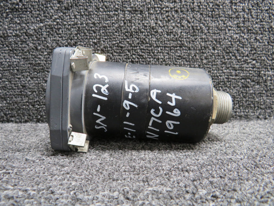 162C25 Lewis Fuel Temperature Indicator (28V) (Grey Face) (Painted Indications)