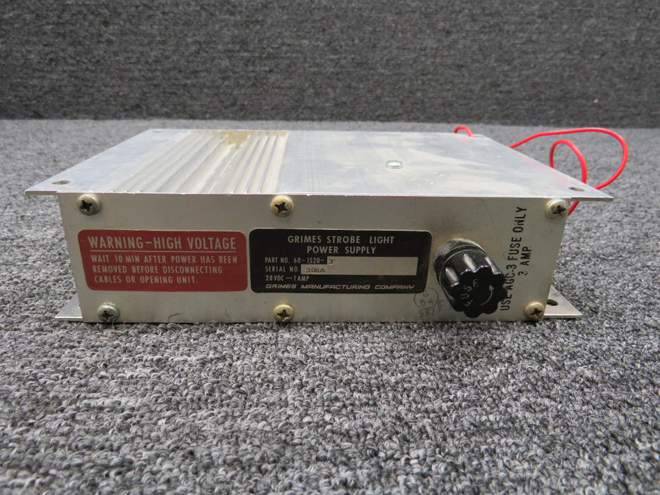 60-1520-3 Grimes Strobe Light Power Supply (28V)