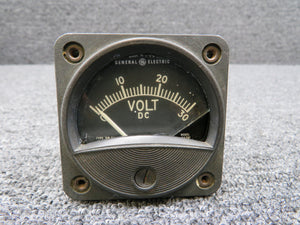 8DW53VBA207 (Alt: 3883035-507) GE DC Volt Indicator (Range: 0-30V) (Loose Face)