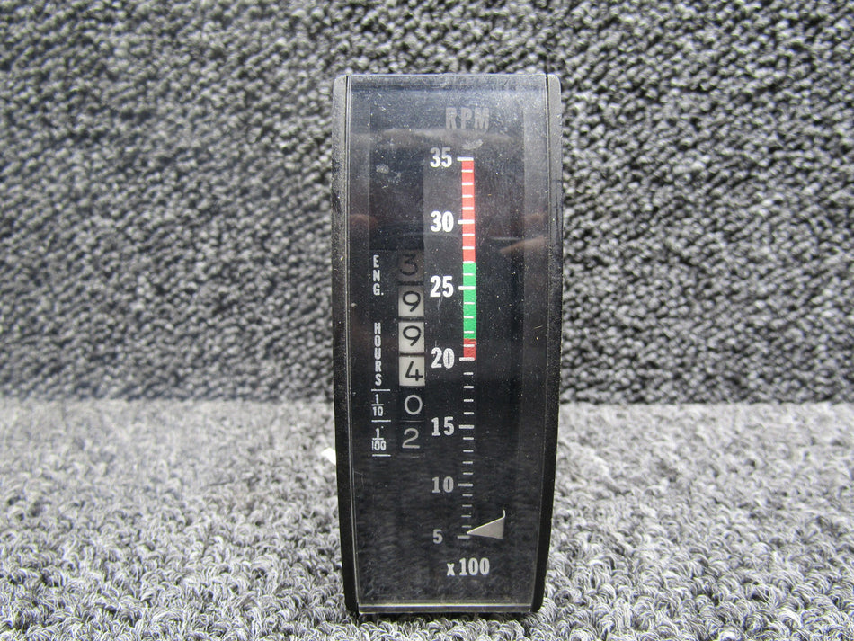 1U052-105-3 Edo-Aire Mechanical Tachometer (Hours: 3994.02)