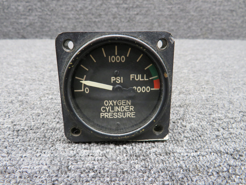 27-83002-1 Swearingen Oxygen Cylinder Pressure Indicator (Chipped Mount)
