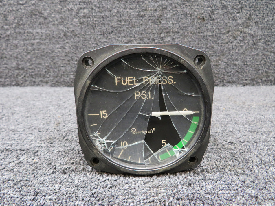 6211 United Instruments Fuel Pressure Indicator (Code: F.6) (Cracked Glass)