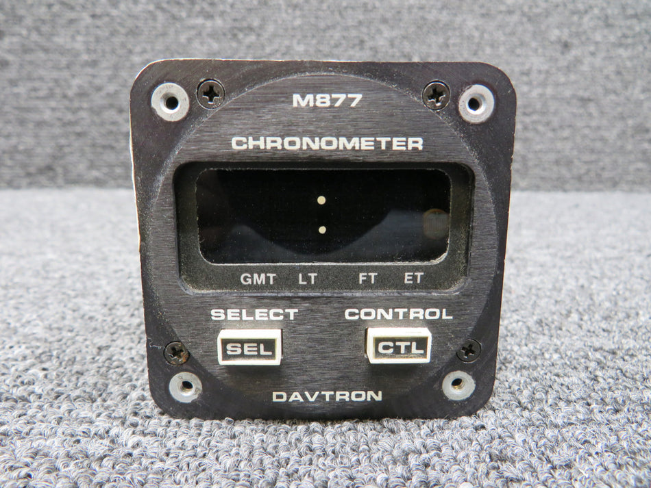 M877 Davtron Digital Clock Chronometer Indicator (28V)
