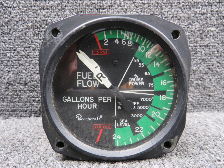 B420-5 (Alt: 96-380015-5) Aircraft Instruments Dual Fuel Flow Indicator