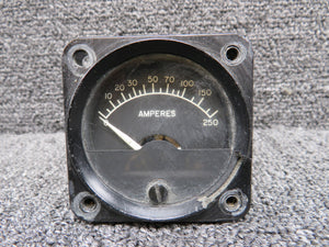 562-936 (Alt: 550-565) Ammeter Indicator (Worn Hole, Chipped Face) (0-250 Amps)