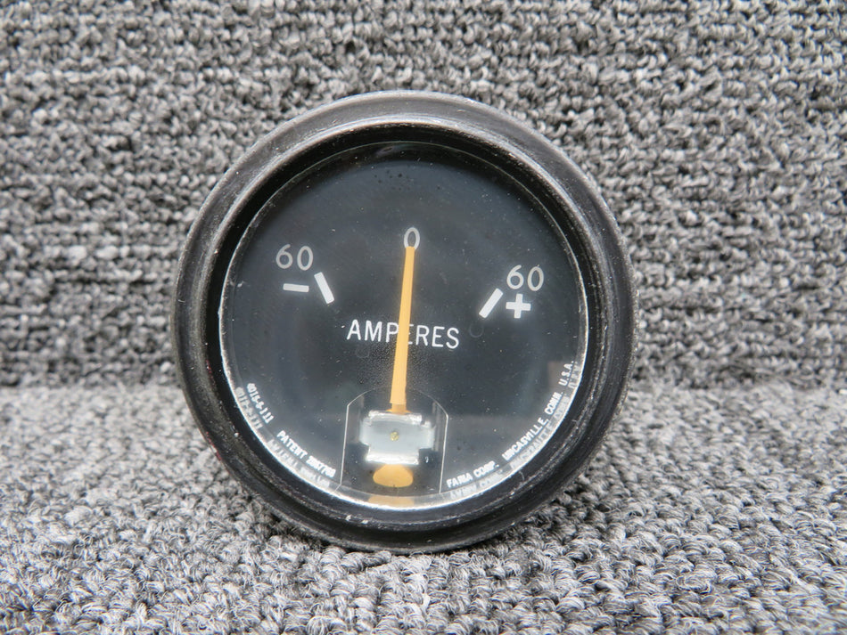 4015-5-111 Faria Ammeter Indicator (Black Casing)