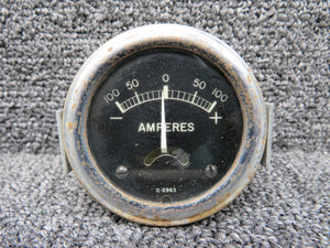 D-2963 Ammeter Indicator (Range: -100 to 100 Amps)