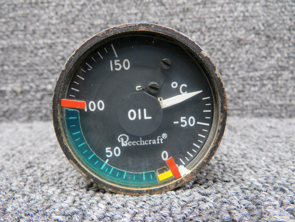 162B3H Lewis Engineering Oil Temperature Indicator (Added Indications) (28V)