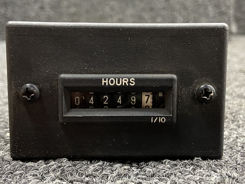 0540-003 (Alt: 850035-501) B and D Instruments Hour Counter Unit (4249.70 Hours)