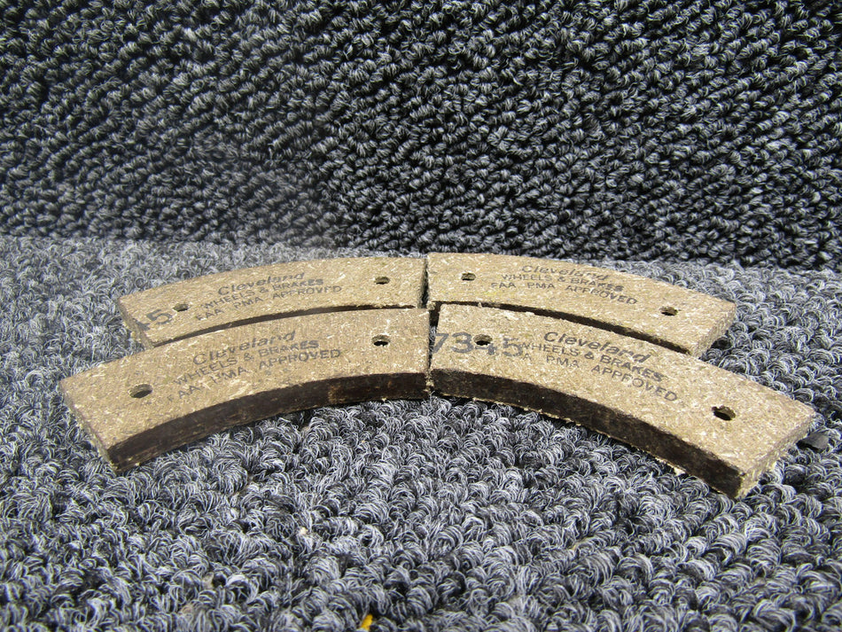 66-88 Cleveland Brake Lining Set of 4 (New Old Stock)