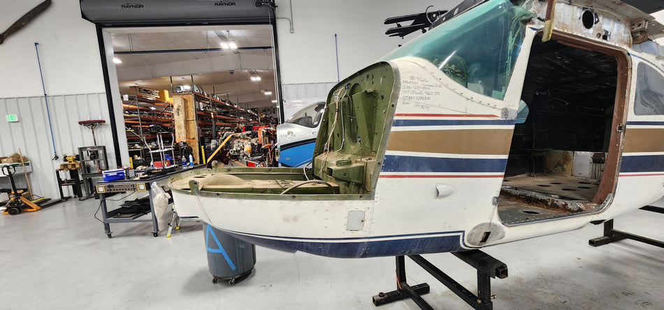 Cessna 210 Fuselage with Bill of Sale and Data Tag