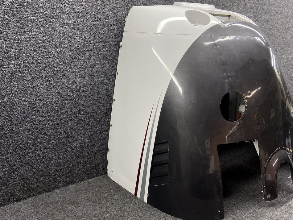 0752706-202, 0752056-28 Cessna 182R Lower Cowling Assy w Nose Cap (Minus Flaps)