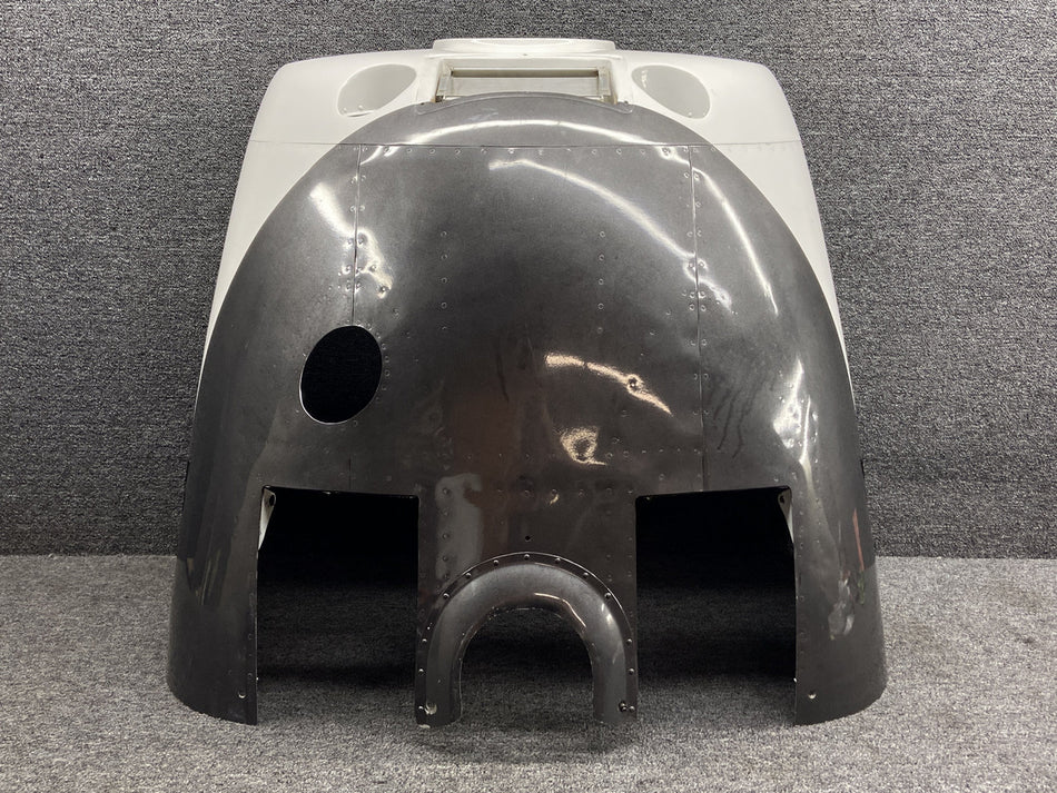 0752706-202, 0752056-28 Cessna 182R Lower Cowling Assy w Nose Cap (Minus Flaps)