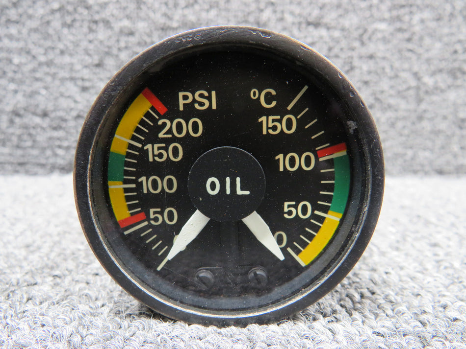 162-CPT-604 Lewis Engineering Dual Temp and Pressure Indicator