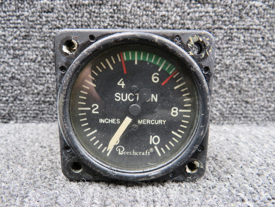 50-384042-5 Aircraft Instruments Beechcraft Suction Indicator
