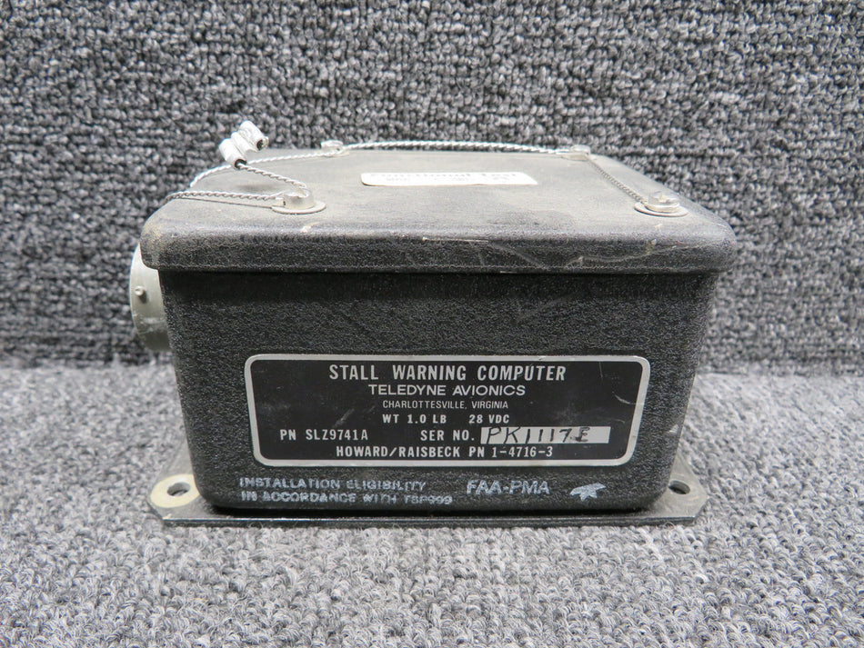 SLZ9741A (Alt: 1-4716-3) Teledyne Avionics Stall Warning Computer