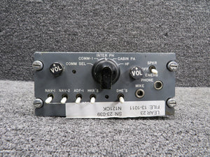 10-1025-07 LearJet PL-175G Audio Panel