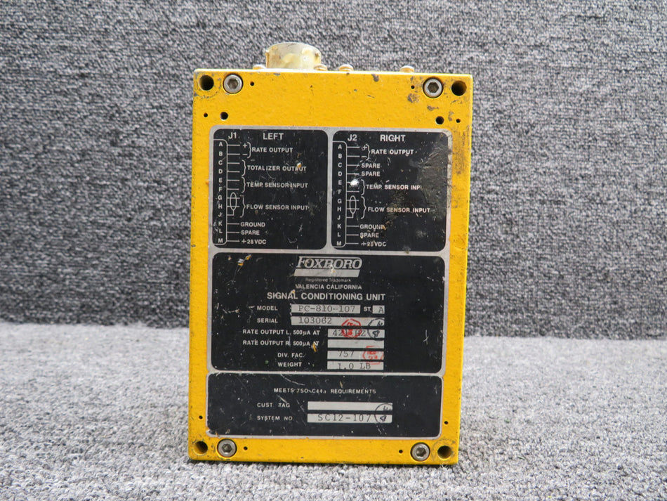 PC-810-107-A Foxboro (Alt: SC12-107) Signal Conditioning Unit