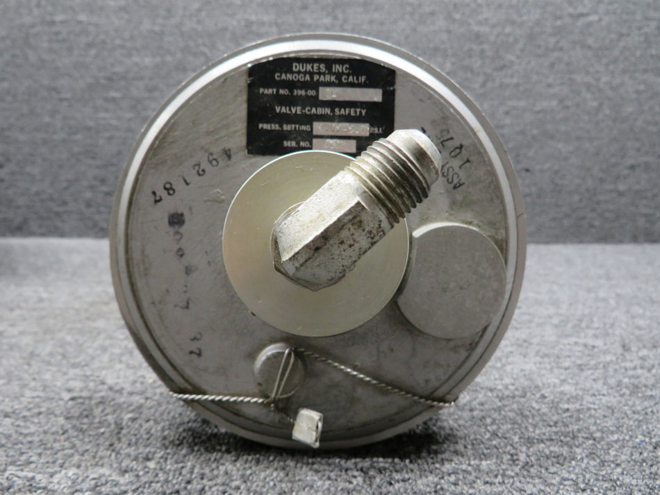 396-00-31 Dukes Valve Cabin Safety Valve (5.65-5.75 Psi)