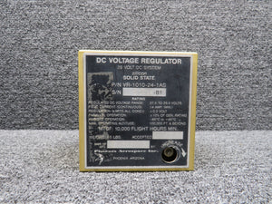 VR-1010-24-1AS Phoenix Aerospace DC Voltage Regulator (Missing Knob Cover)