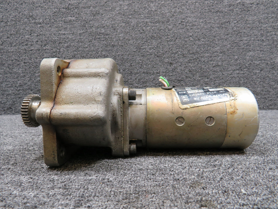 9910002-3 Electro-Mech DC Motor Assembly (Worn, Dented Casing) (28V, 22A)