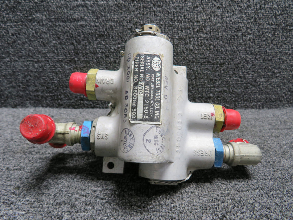 WTC-2150-5 (Alt: 980007-503) Piper Wiebel Tool Valve Assembly