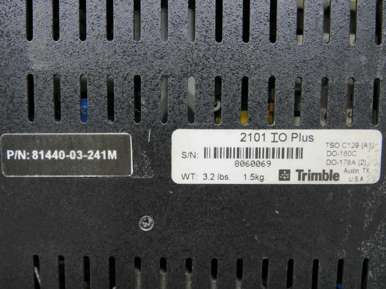 81440-03-241M Trimble 2101 IO Plus GPS Receiver Display Unit – BAS
