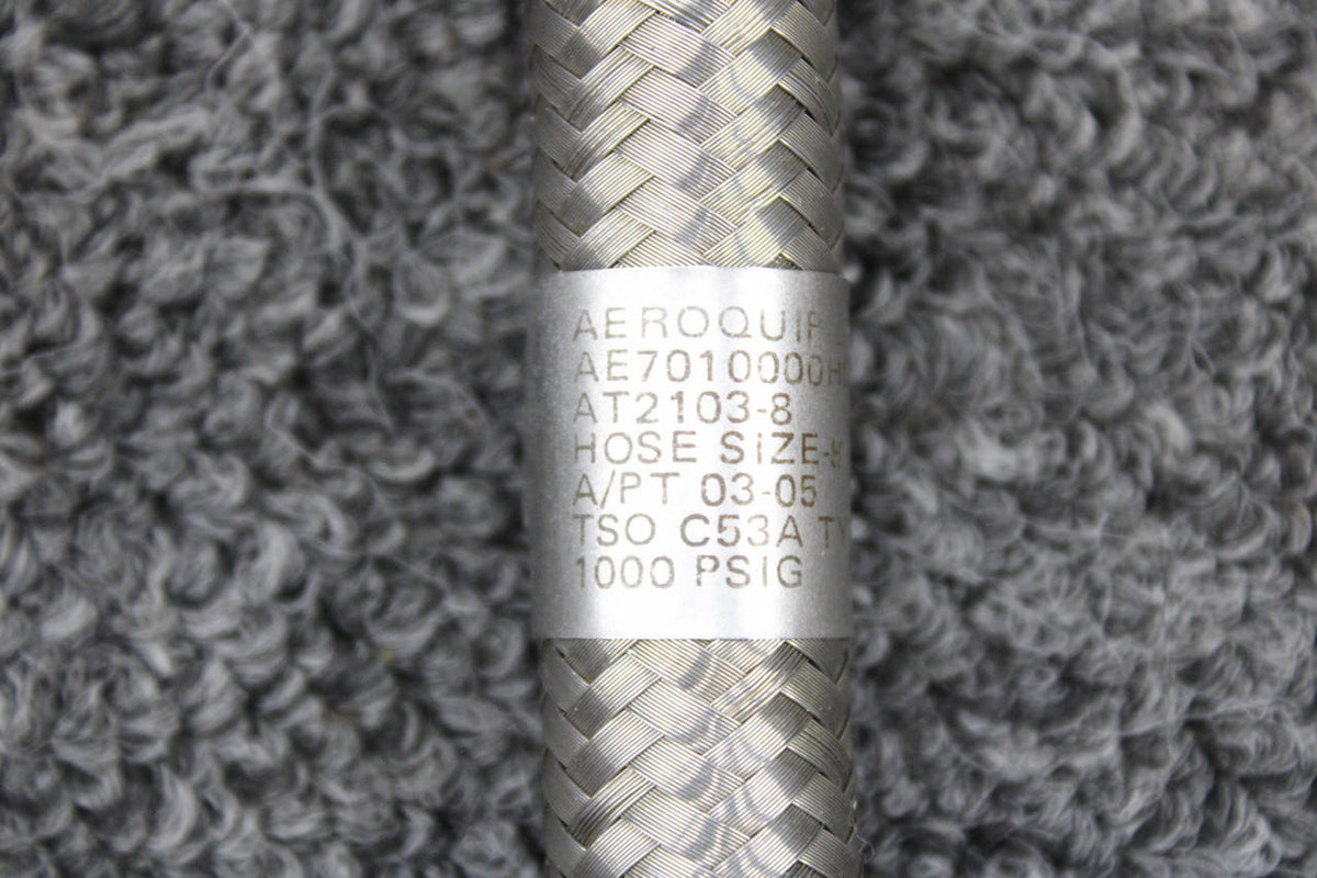 Aeroquip AE7010000H0073 Aeroquip AT2103-8 Hose Assembly (Length: 7.3”)