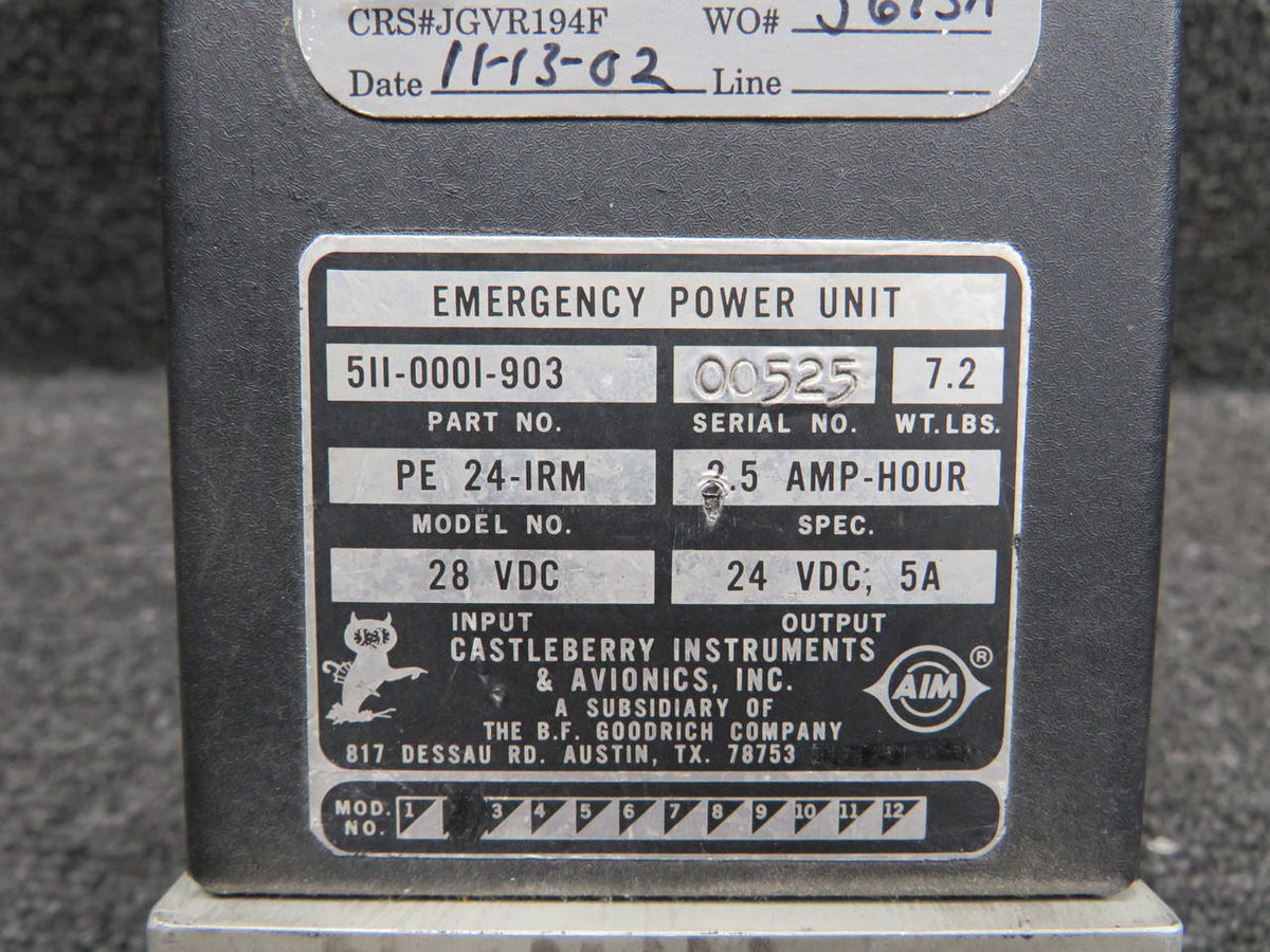 Terra Corp 0900-1840-22 Terra Corporation Emergency Power Unit with Modifications (Black)