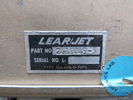 Learjet 2418049-5 Learjet Warning Light Control Box