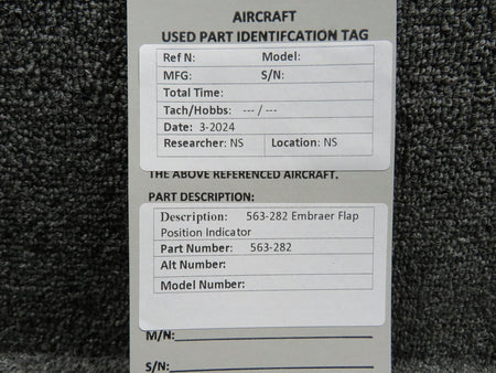 Embraer 563-282 Embraer Flap Position Indicator