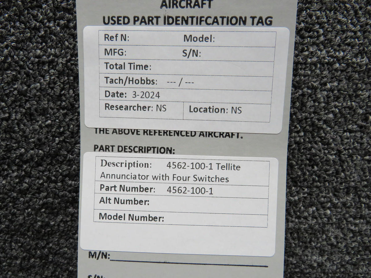 Tellite 4562-100-1 Tellite Annunciator with Four Switches