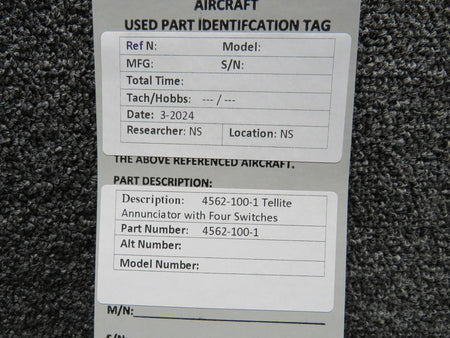 Tellite 4562-100-1 Tellite Annunciator with Four Switches