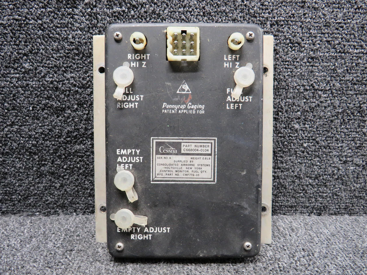 Cessna Aircraft Parts CMF776-10 (Alt:C668004-0104) Cessna Consolidated Airborne Fuel Quantity Control