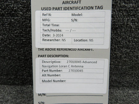 Advanced Navigation 27010045 Advanced Navigation Loran C Antenna