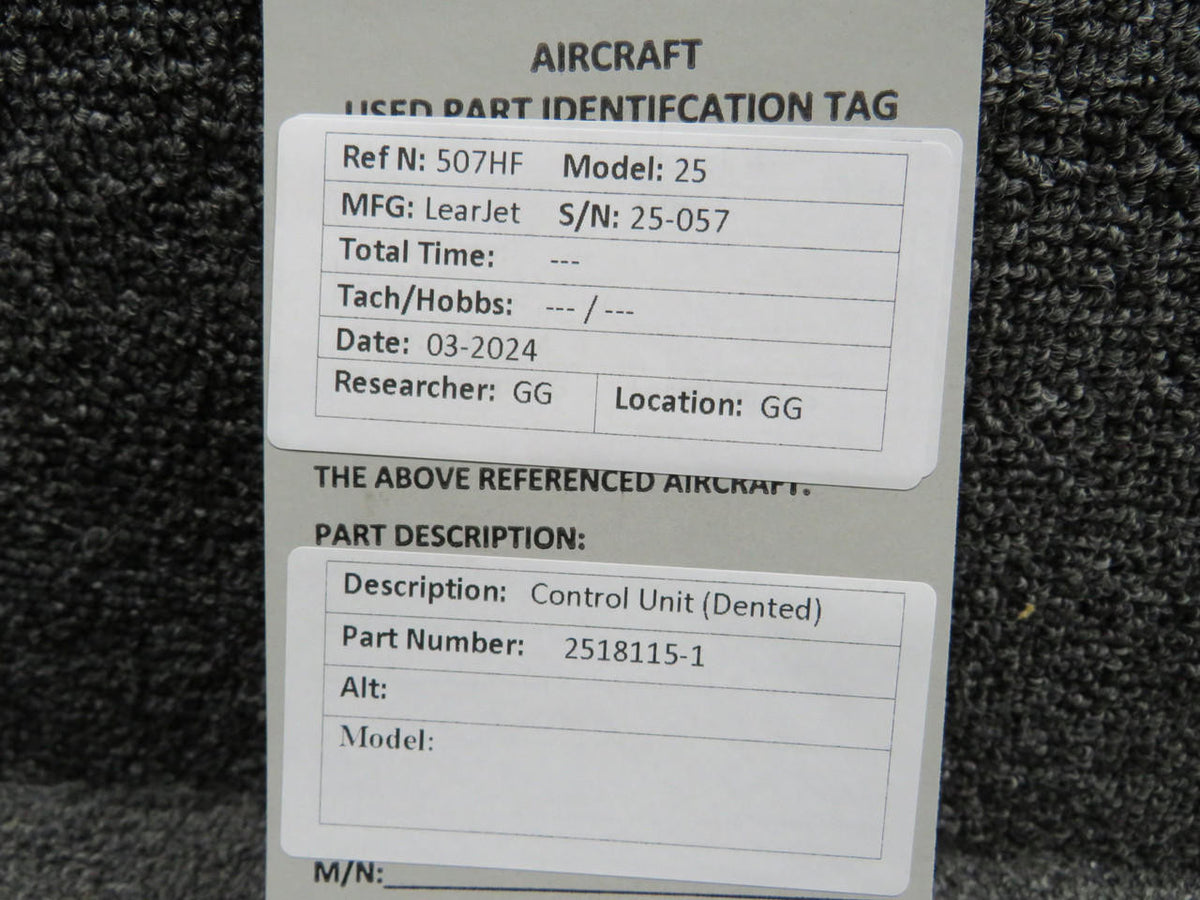 Does Not Apply 2518115-1 Control Unit (Dented)