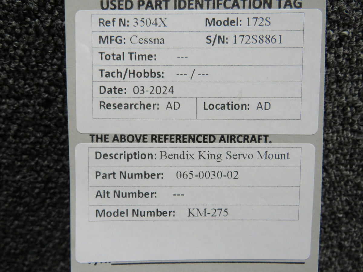 Bendix King 065-0030-02 Bendix King KM-275 Servo Mount