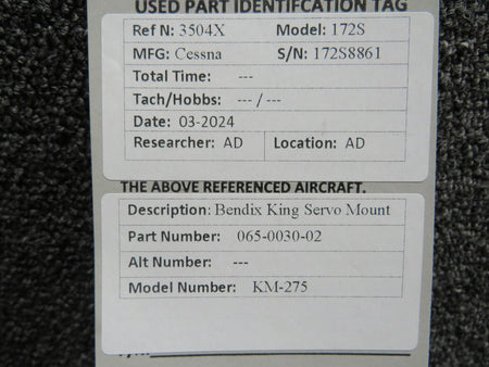 Bendix King 065-0030-02 Bendix King KM-275 Servo Mount