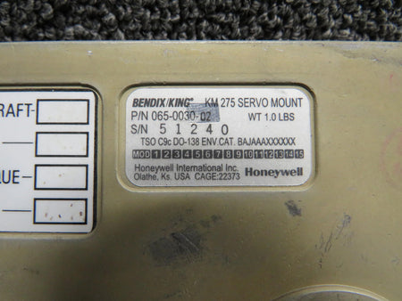 Bendix King 065-0030-02 Bendix King KM-275 Servo Mount