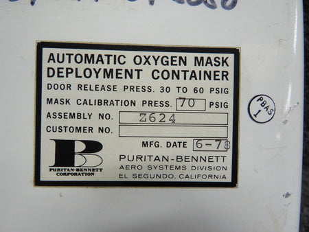Puritan-Bennett Z264 Puritan Bennett Automatic Oxygen Mask Deployment Controller