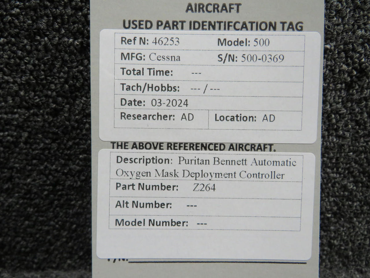 Puritan-Bennett Z264 Puritan Bennett Automatic Oxygen Mask Deployment Controller