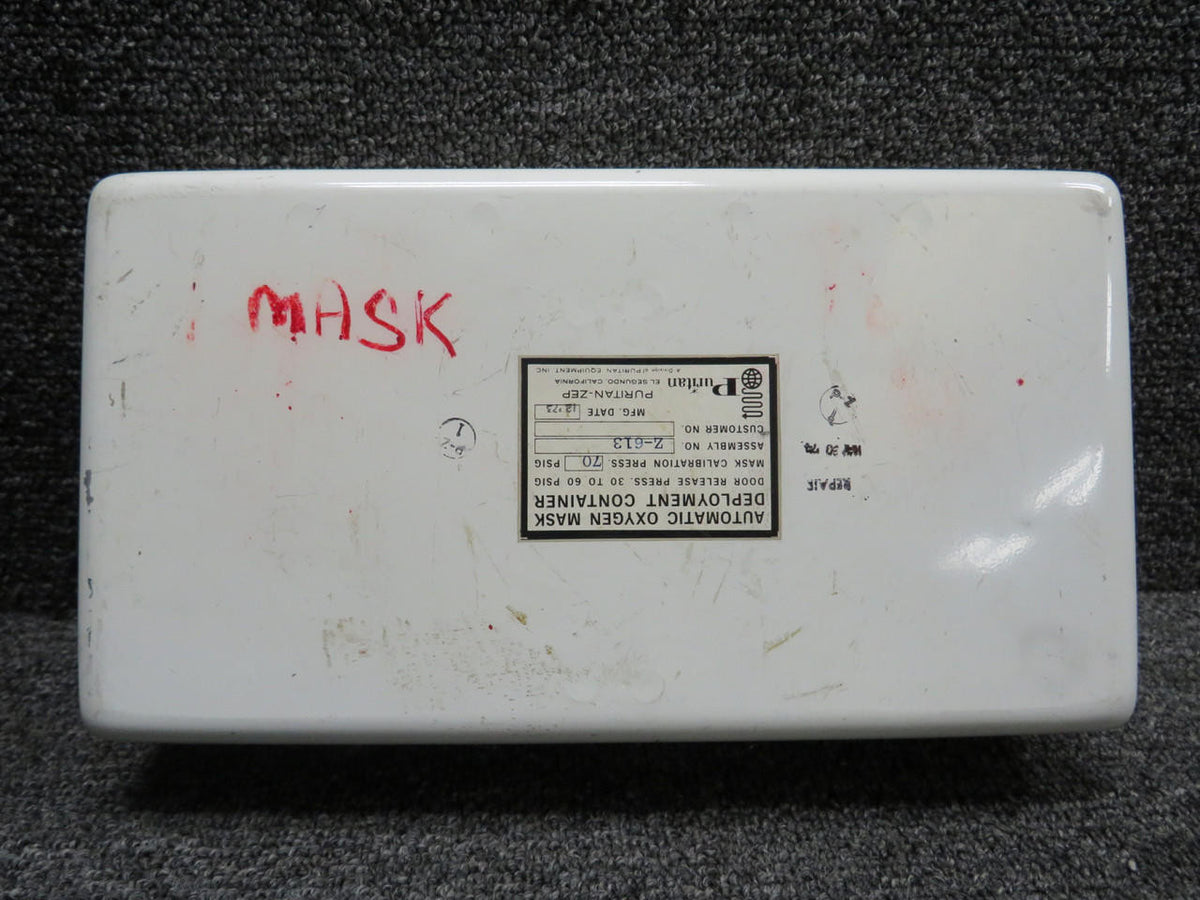 Puritan-Zep Z-613 Puritan-Zep Automatic Oxygen Mask Deployment Container