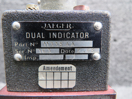 jaeger 11335AA Jager Dual Indicator with Modifications