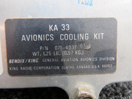 Bendix King 017-4037-01 Bendix King KA-33 Avionics Cooling Kit