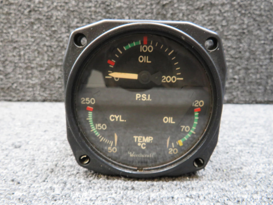 Weston 22-804-021-A Weston Tri-Engine Gauge Indicator with Assembly