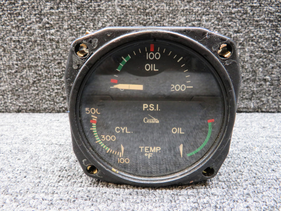 Garwin CM2634A13 (Alt:22-804-017-1) Garwin Tri-Engine Gauge Indicator (Worn Face)