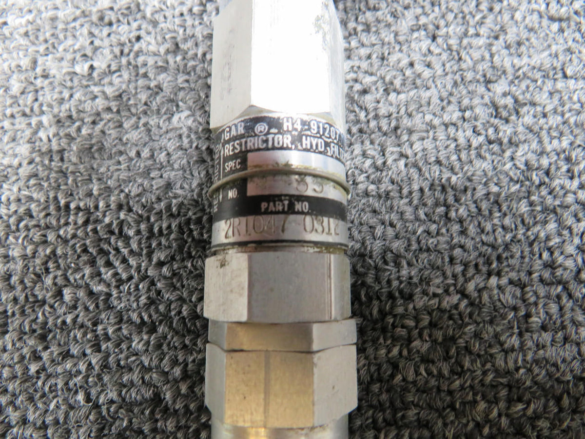 GAR 2R1047-0312 GAR Hydraulic Filter Restrictor