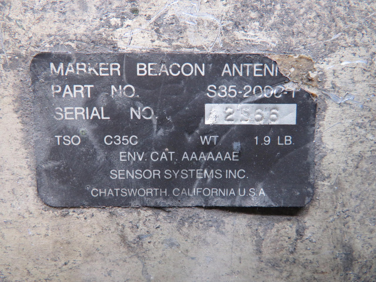 Sensor Systems S35-20000-1 Sensor Systems Marker Beacon Antenna (Worn Casing)