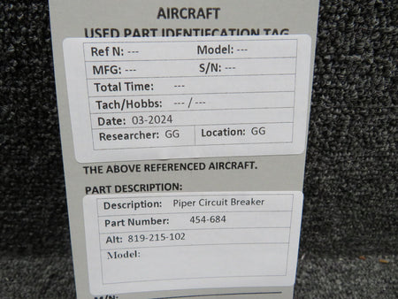 AMF 454-684 (Alt: 819-215-102) AMF Circuit Breaker